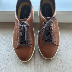 Cole Hann Men’s GrandPrø Topspin Sneaker - Size 8  - British Tan - Worn Once!